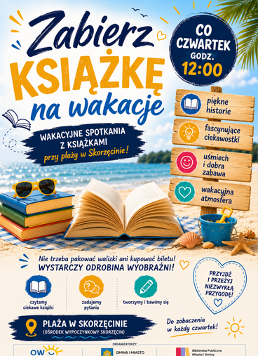 Zabierz Książkę Na Wakacje- wakacyjne spotkania z książkami