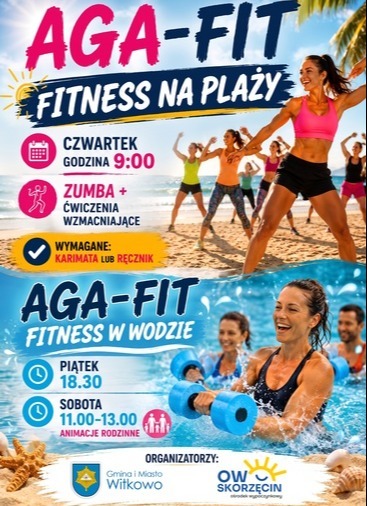 AGA-FIT fitness na plaży oraz w wodzie