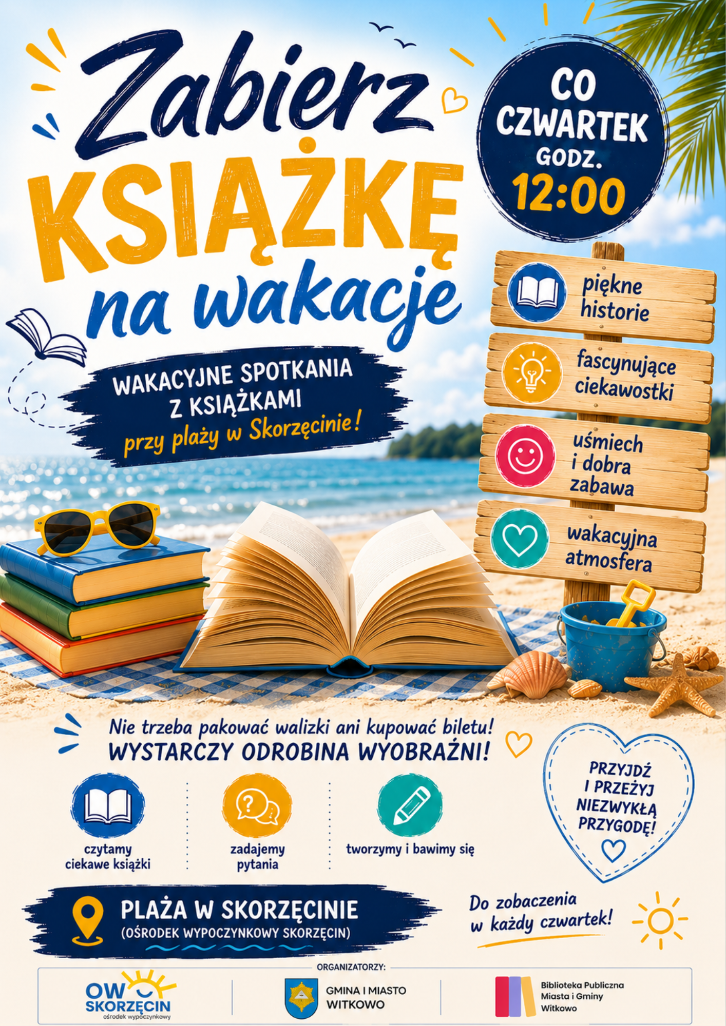 Zabierz Książkę Na Wakacje-  wakacyjne spotkania z&nbsp;książkami