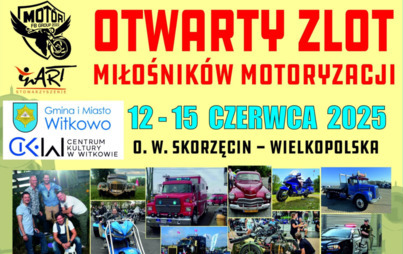 Otwarty Zlot Miłośników Motoryzacji 12-15 Czerwca 2025
