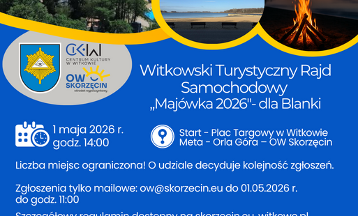Plakat Witkowski Turystyczny Rajd Samochodowy